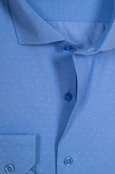 Blue Dots Men's Dress Shirt
